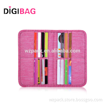 2016 New Design Wholesales credit card holder bag Multi-function Store bag Water proof